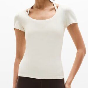 NWT Athleta Scoop Tee Top